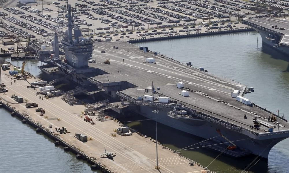 Το πυρηνοκίνητο αεροπλανοφόρο «Αϊζενχάουερ» στη Σούδα -Θα το επισκεφθεί ο Μητσοτάκης